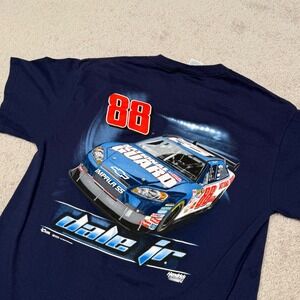 Chase Authentics Dale Earnhardt Jr 88 National Guard NASCAR T-Shirt Navy Mens L